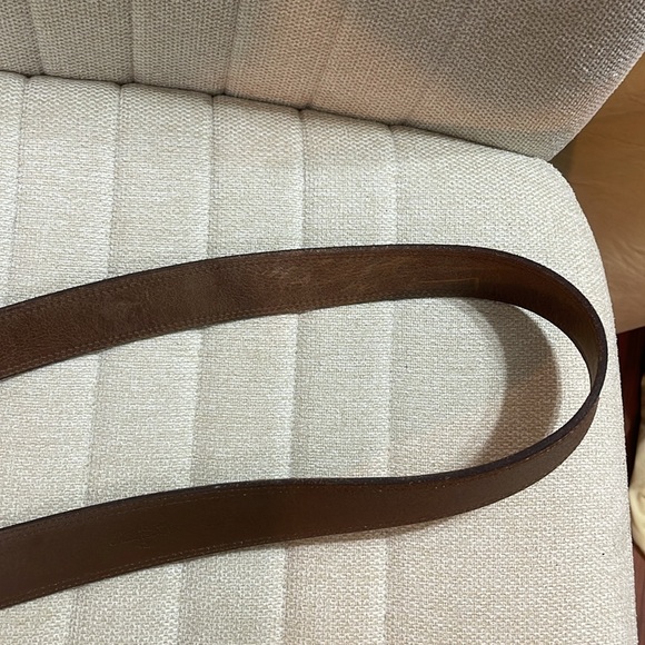 men’s hawx work gear brown genuine leather belt - Picture 5 of 5